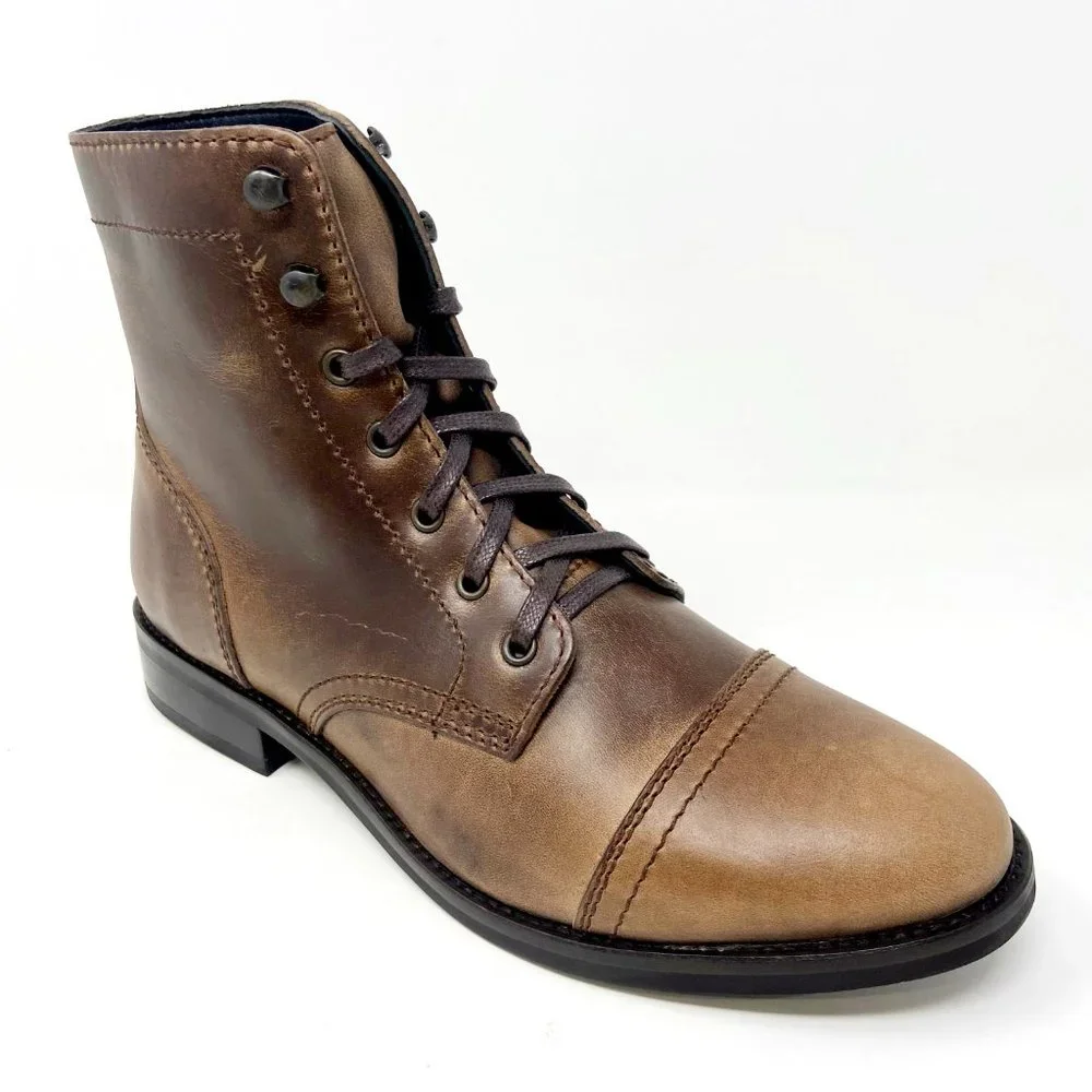Thursday Boot Co Womens Natural Captain Handcrafted Leather Boots - Picture 2 of 5